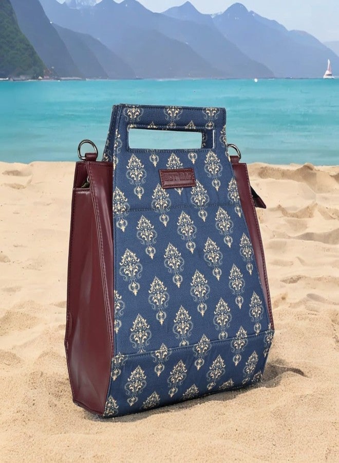 Bot Bag handbag Royal motif Stylish Bags for Office Use | Stylish Tote for Office Use | Purse for Women - Image 2